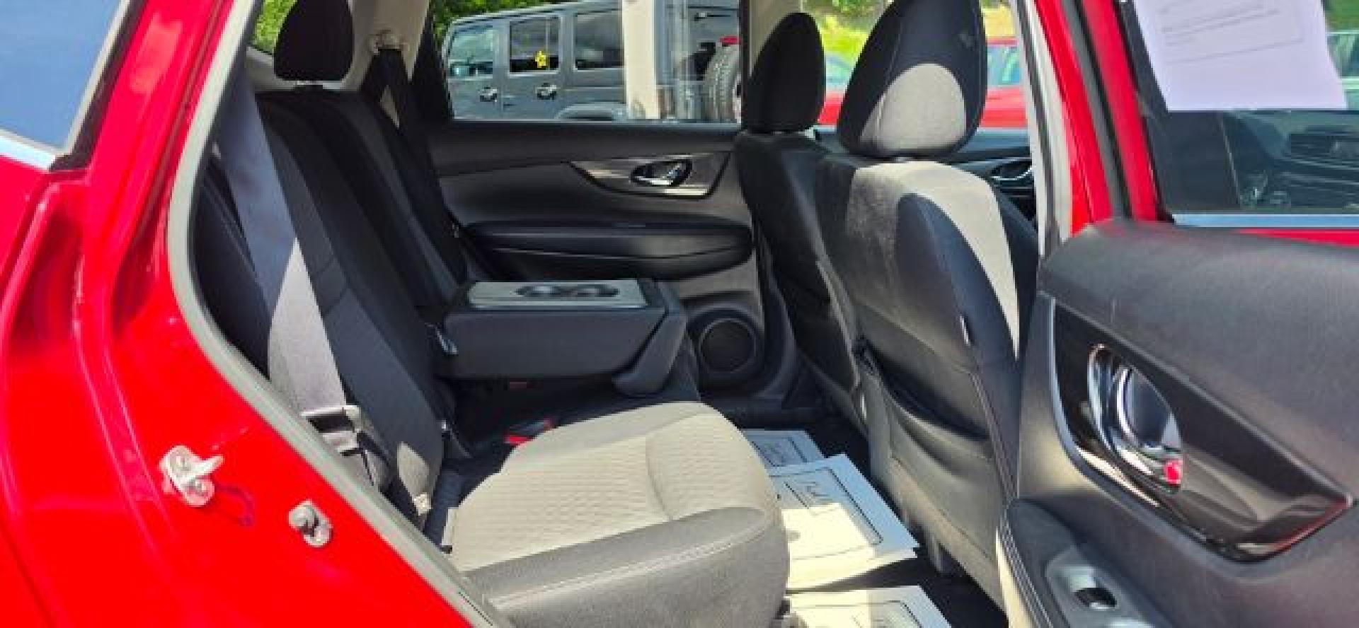 2017 Red /Charcoal, cloth Nissan Rogue SV AWD (JN8AT2MV4HW) with an 2.5L I4 engine, AT transmission, located at 353 S. Mineral St., Keyser, WV, 26726, (304) 788-7887, 39.436451, -78.981674- Photo#13