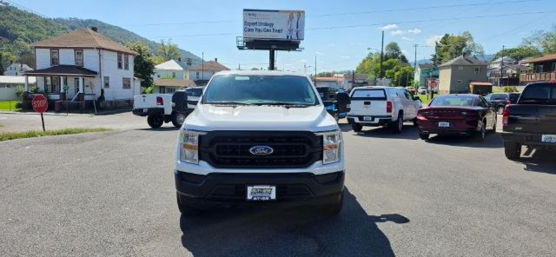2021 WHITE /Black/Medium Dark Slate Ford F-150 XL (1FTFX1E57MK) with an 5.0L V8 engine, AT transmission, located at 353 S. Mineral St., Keyser, WV, 26726, (304) 788-7887, 39.436451, -78.981674- Photo#1