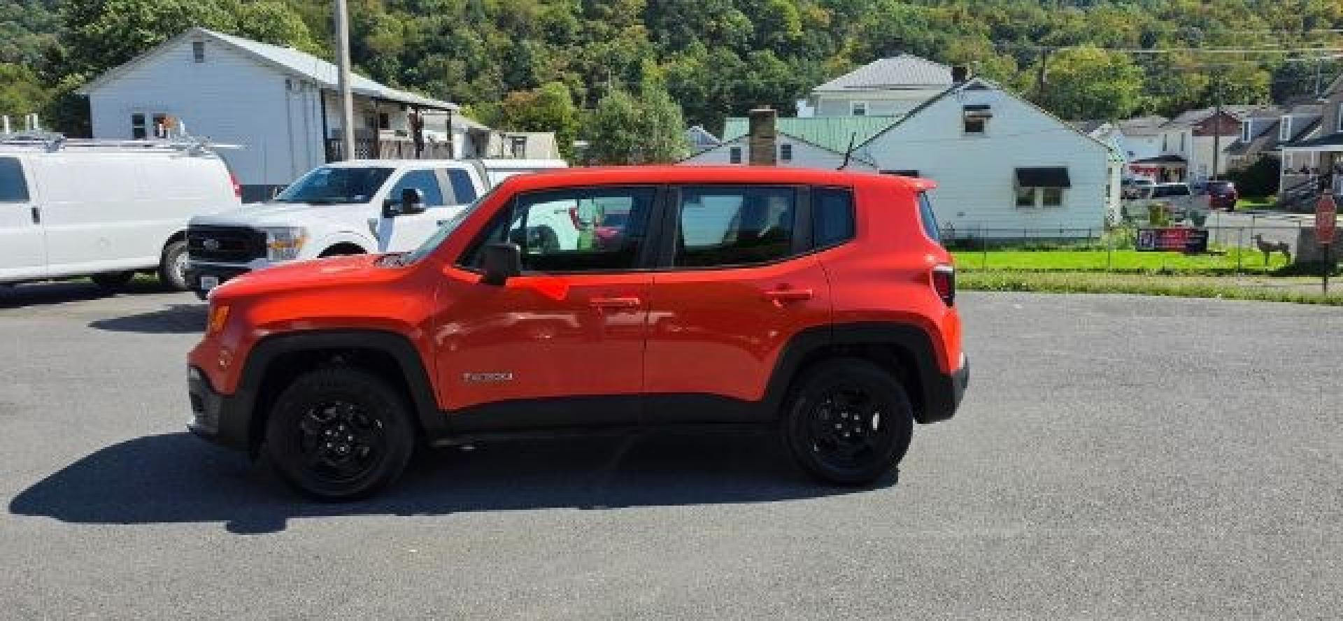 2018 ORANGE /Black Jeep Renegade Sport 4x4 (ZACCJBAB0JP) with an 2.4L L4 engine, AT transmission, located at 353 S. Mineral St., Keyser, WV, 26726, (304) 788-7887, 39.436451, -78.981674- Photo#3