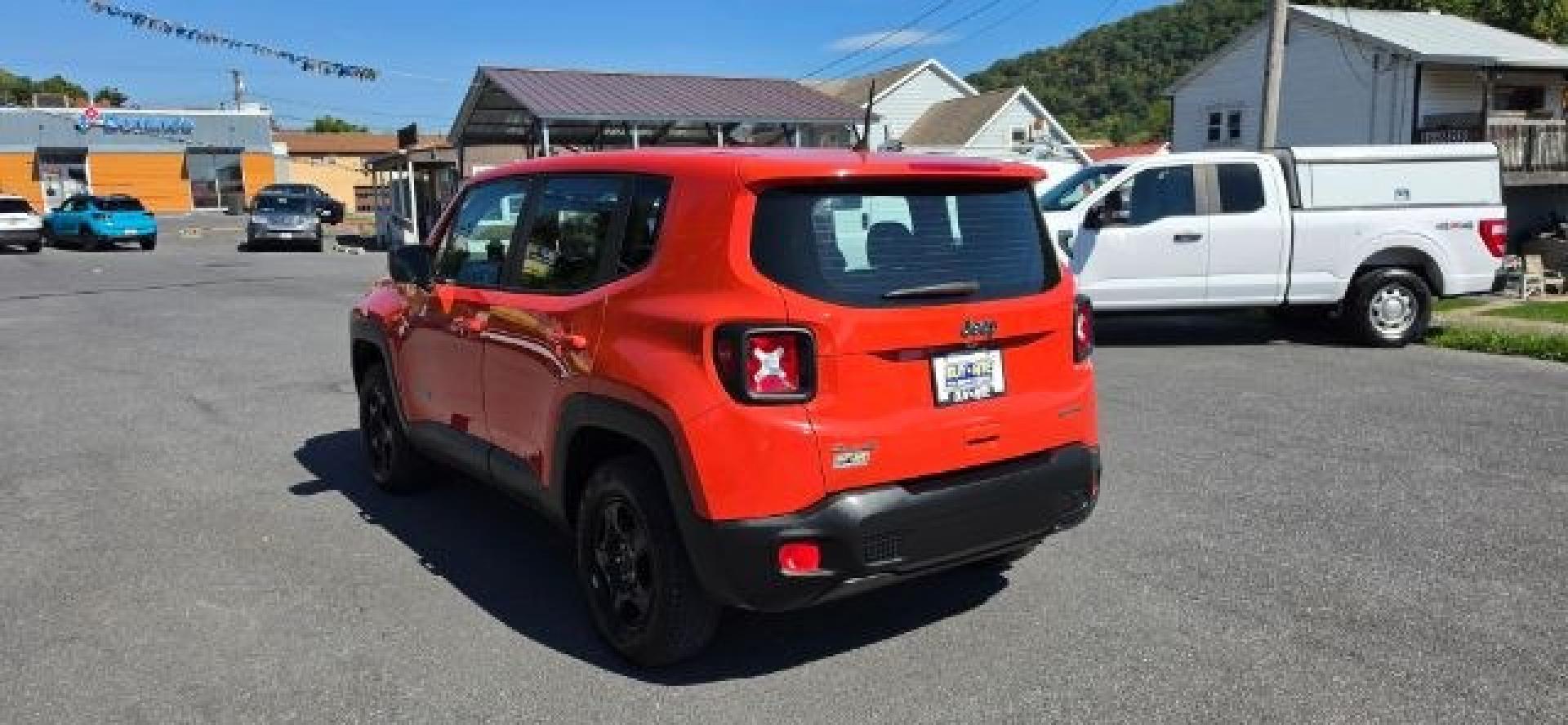 2018 ORANGE /Black Jeep Renegade Sport 4x4 (ZACCJBAB0JP) with an 2.4L L4 engine, AT transmission, located at 353 S. Mineral St., Keyser, WV, 26726, (304) 788-7887, 39.436451, -78.981674- Photo#8