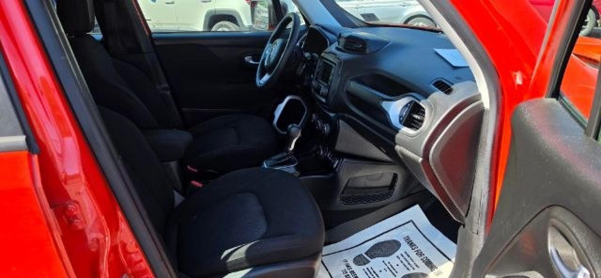 2018 ORANGE /Black Jeep Renegade Sport 4x4 (ZACCJBAB0JP) with an 2.4L L4 engine, AT transmission, located at 353 S. Mineral St., Keyser, WV, 26726, (304) 788-7887, 39.436451, -78.981674- Photo#14