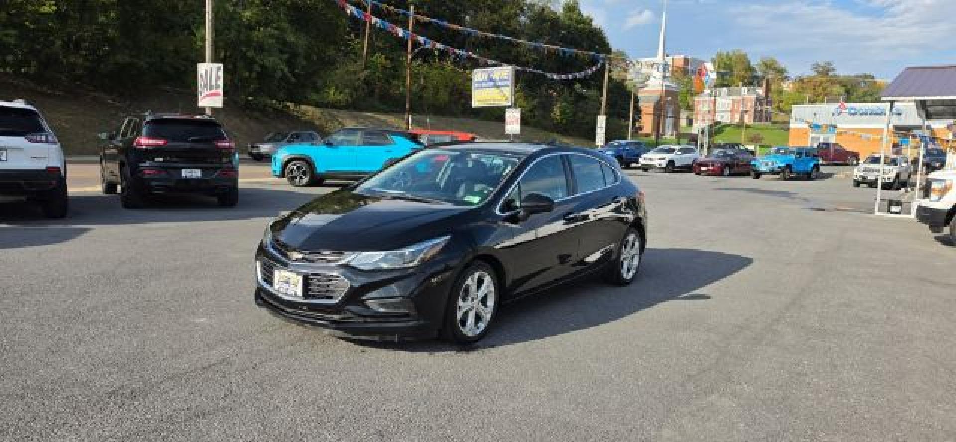 2017 BLACK /Jet Black Chevrolet Cruze Premier Auto (3G1BF6SM7HS) with an 1.4L 4L engine, AT transmission, located at 353 S. Mineral St., Keyser, WV, 26726, (304) 788-7887, 39.436451, -78.981674- Photo#2