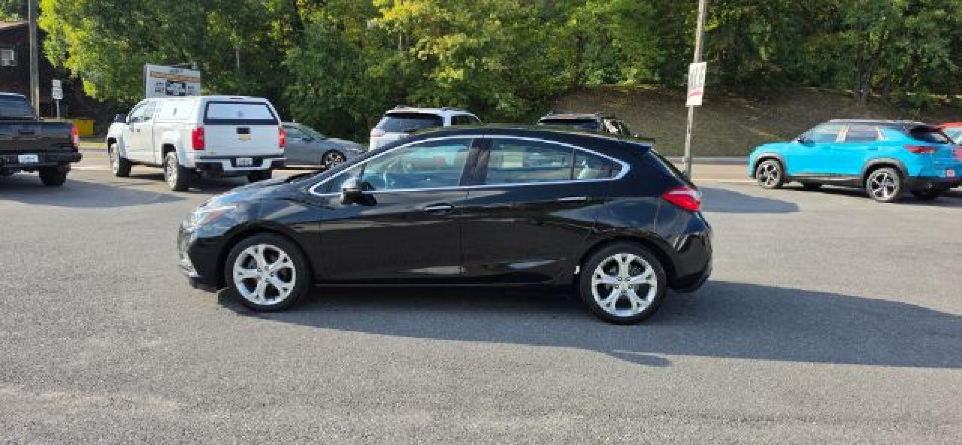 2017 BLACK /Jet Black Chevrolet Cruze Premier Auto (3G1BF6SM7HS) with an 1.4L 4L engine, AT transmission, located at 353 S. Mineral St., Keyser, WV, 26726, (304) 788-7887, 39.436451, -78.981674- Photo#3