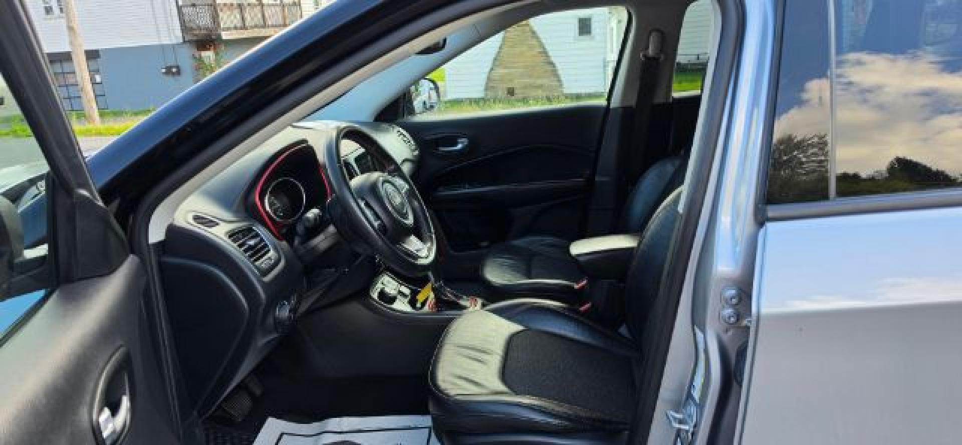 2021 SILVER /Ruby Red/Black Jeep Compass Trailhawk 4x4 (3C4NJDDB1MT) with an 2.4L L4 engine, AT transmission, located at 353 S. Mineral St., Keyser, WV, 26726, (304) 788-7887, 39.436451, -78.981674- Photo#4