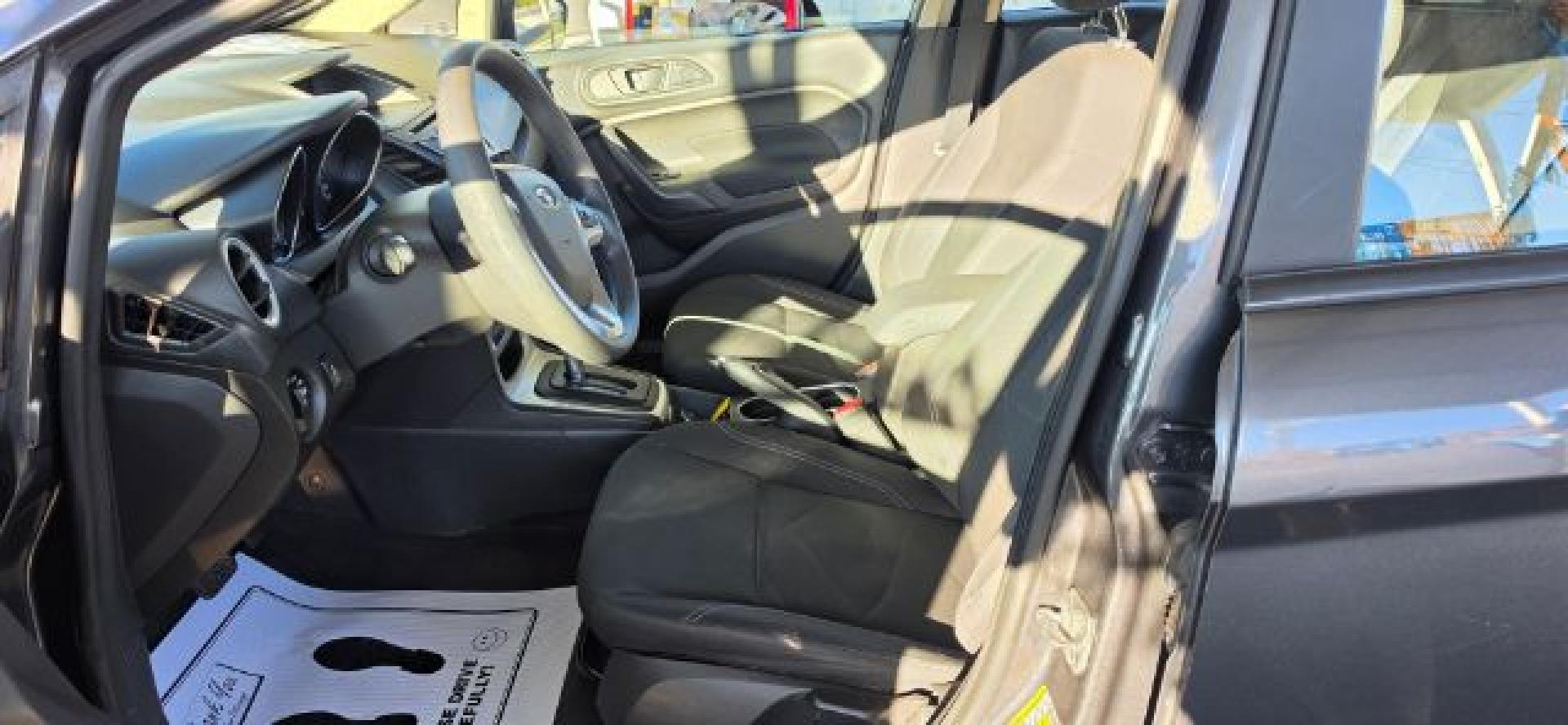 2017 GRAY /Medium Light Stone Ford Fiesta SE (3FADP4EJ0HM) with an 1.6L L4 engine, AT transmission, located at 353 S. Mineral St., Keyser, WV, 26726, (304) 788-7887, 39.436451, -78.981674- Photo#4
