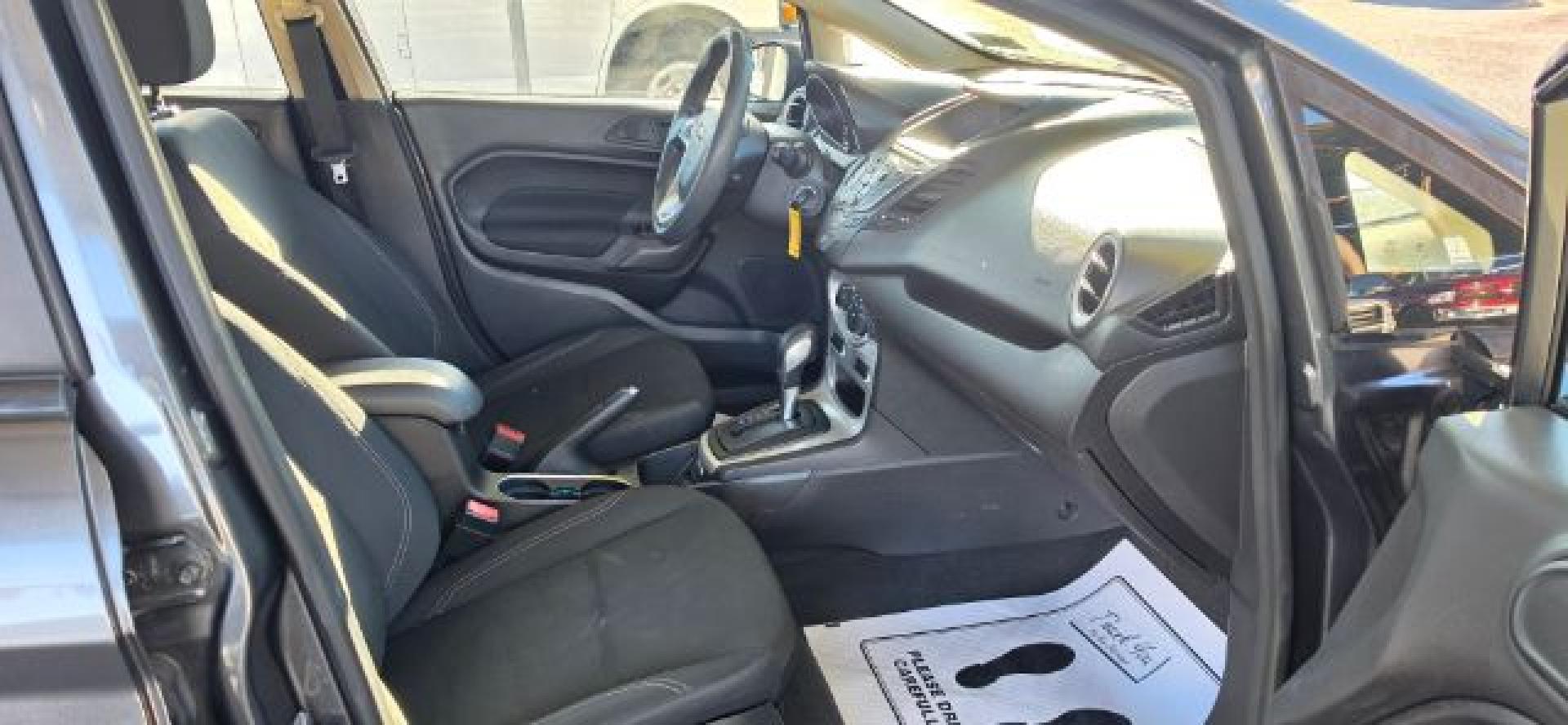 2017 GRAY /Medium Light Stone Ford Fiesta SE (3FADP4EJ0HM) with an 1.6L L4 engine, AT transmission, located at 353 S. Mineral St., Keyser, WV, 26726, (304) 788-7887, 39.436451, -78.981674- Photo#14